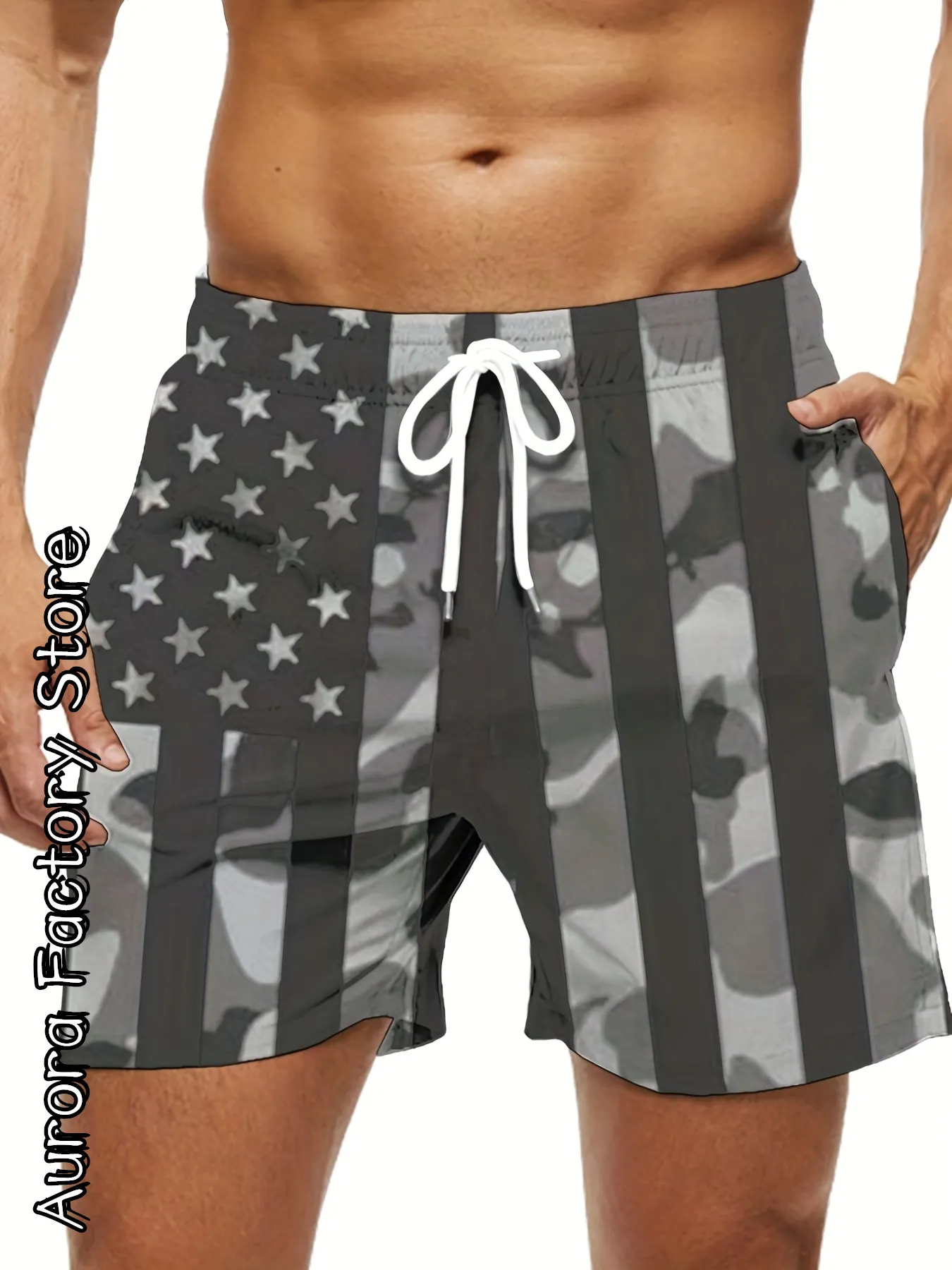 Summer Men Fashion Trend Shorts 3D USA Flag Graphic Clothing Boys Kids Casual Hawaii Vacation Shorts Male Stylish Beach Shorts