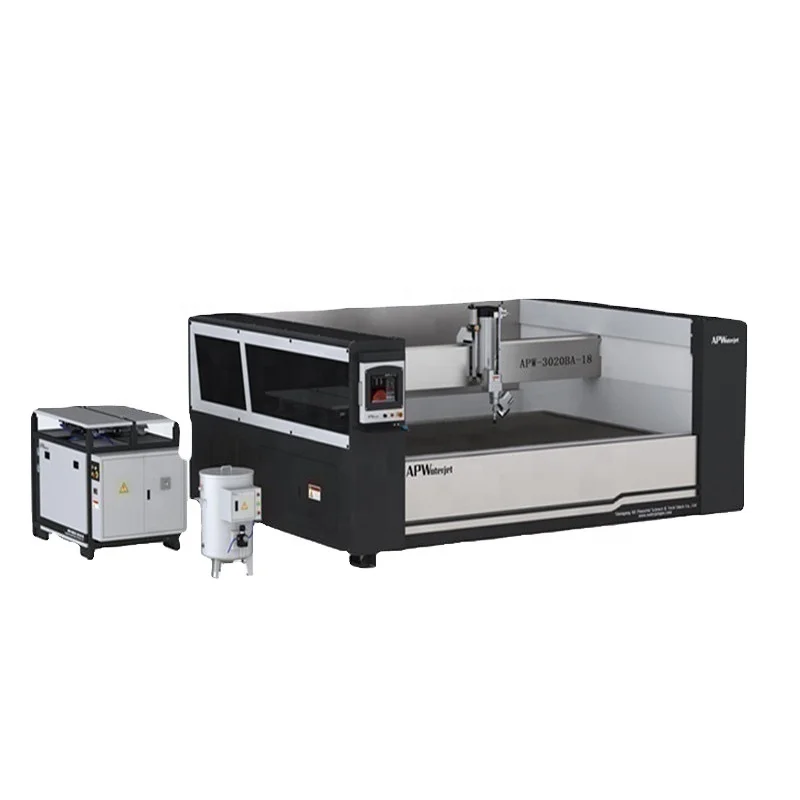 【Novo em folha】 Cortador de jato de água APW 3020 Máquina de corte a jato de água com fluxo de 3 eixos Cortador de água a jato de água