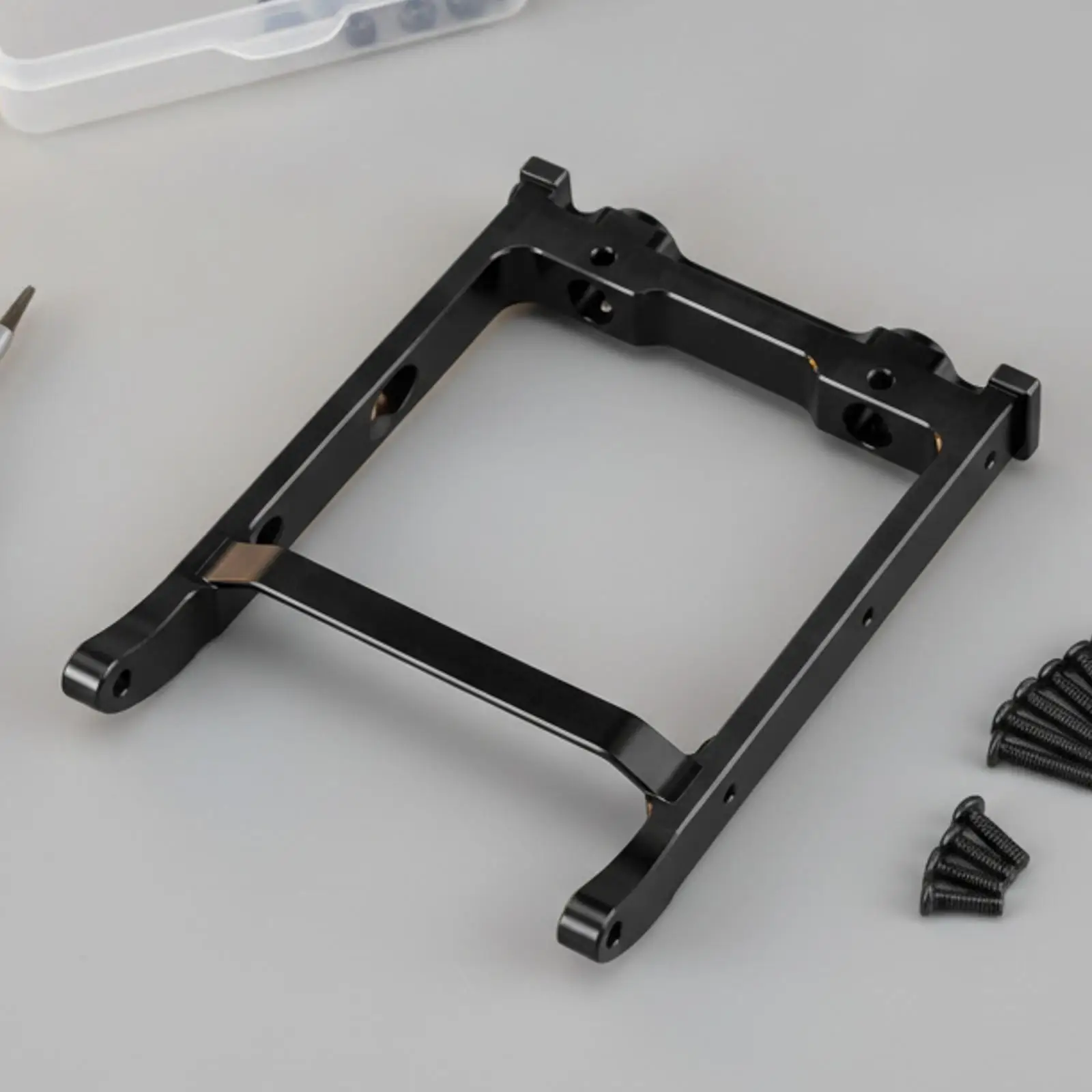 Anodized Aluminum RC Front Bumper Mount Bracket for MN128 MN86 MN86S G Series 1/12 RC Car Spare Parts Kit 4