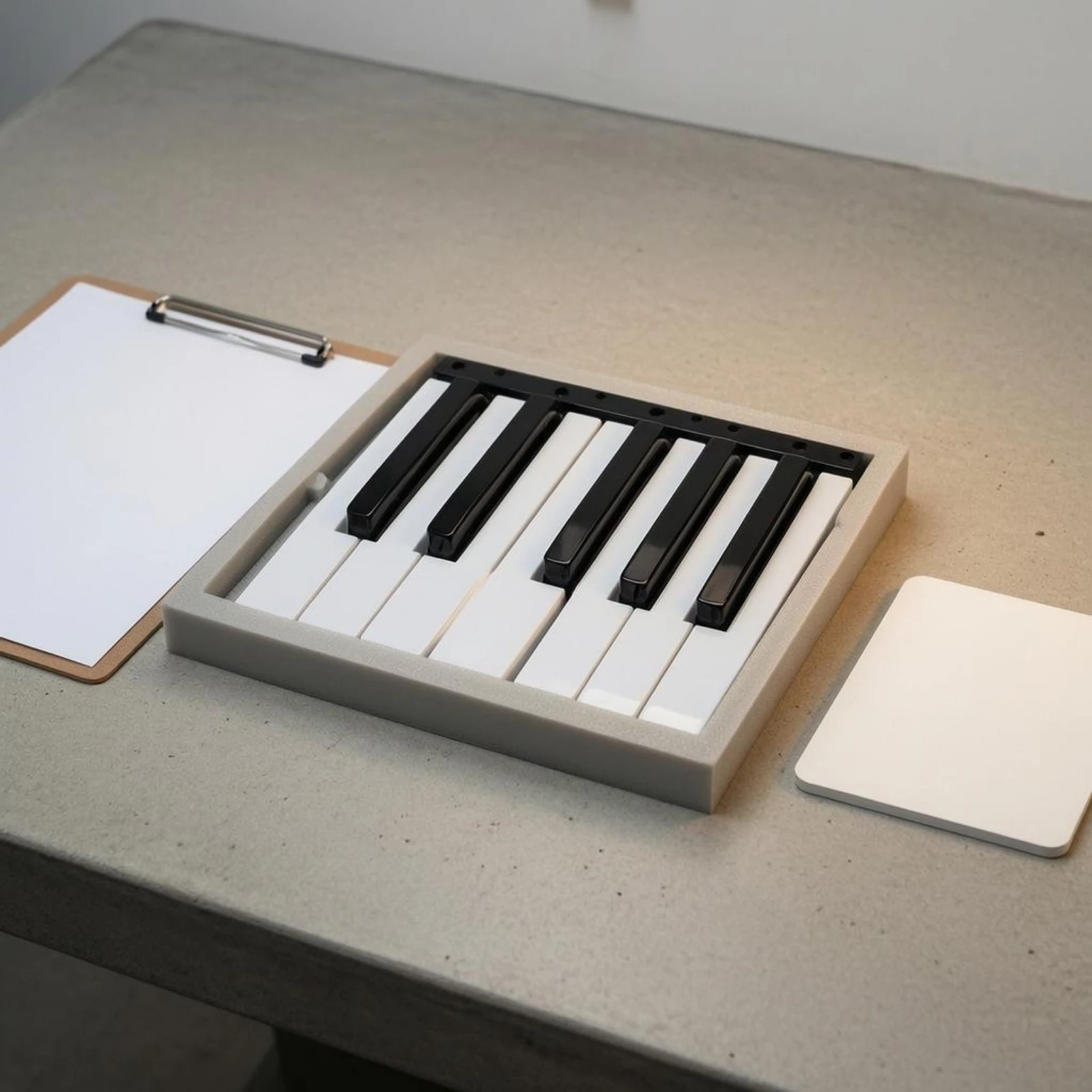 Replacement Keyboard Key Assembly Repair Use Black and White Key Section Music Instrument Parts