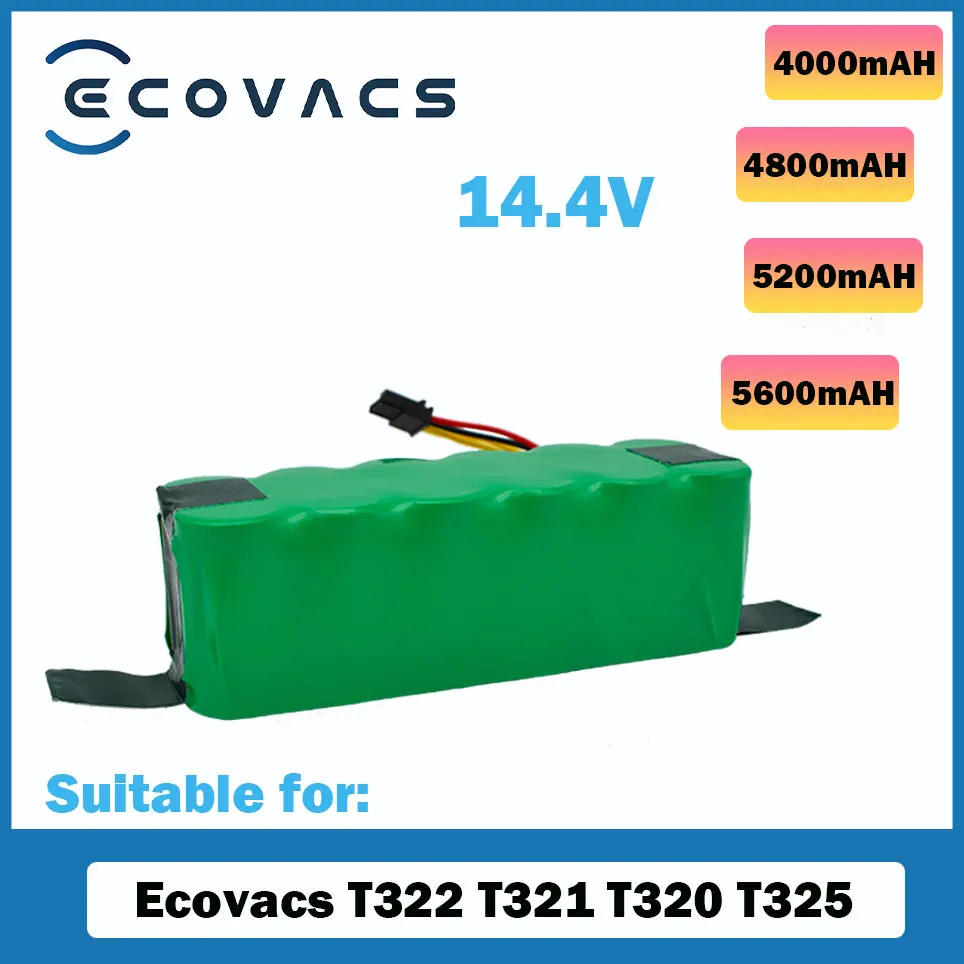 

ECOVACS 14,4 V 9800Mah Robotter Nimh Batterie T322 T321 T320 T325/ X 500X580/Ecovacs Spiegel Cr12