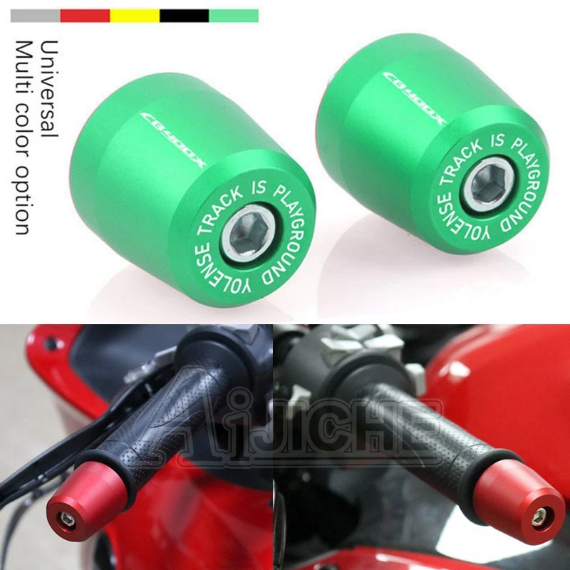 Motorcycle CNC Handle Bar End Handlebar Grips Ends Cap Plug Slider Cover For HONDA CB400X CB500X CB 500X 400X