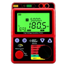 SMART SENSOR AR3125 500 - 5000V Digital Megohmmeter Tester di tensione Ohm Meter Tester di resistenza di isolamento