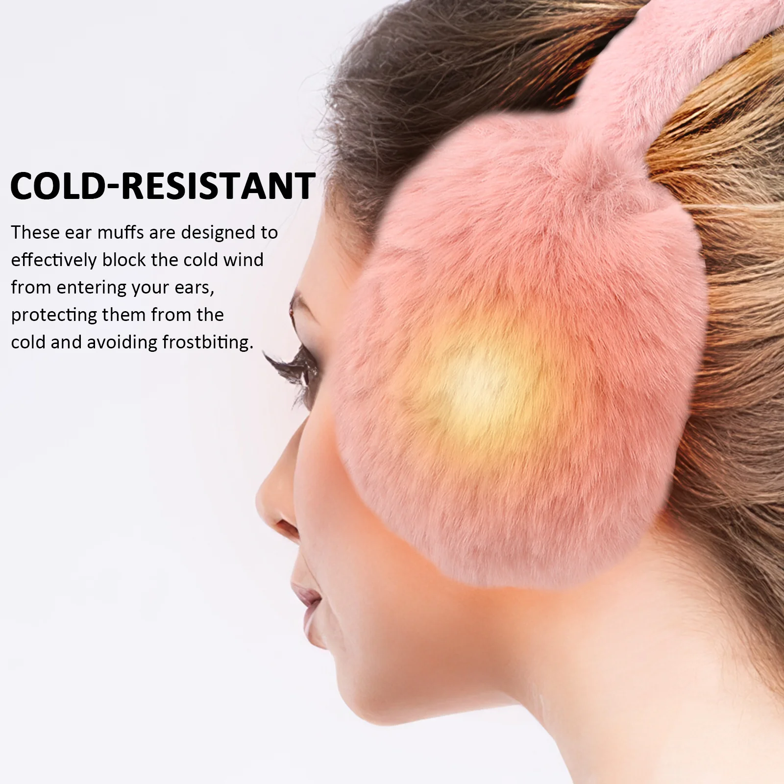 2 pezzi scaldaorecchie invernali paraorecchie da donna morbidi coperture per le orecchie di protezione dal freddo per sport invernali all'aria aperta ciclismo escursionismo