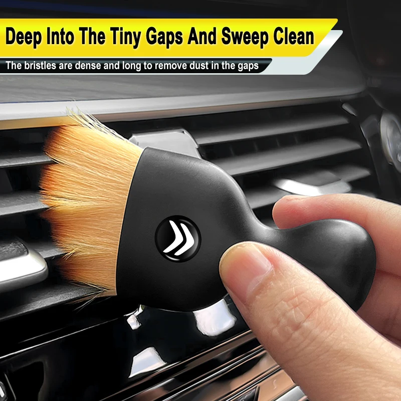 أداة التنظيف الداخلي للسيارة فرشاة ناعمة فجوة التهوية الغبار لسيتروين C4 C3 C5 C1 C2 VTS Berlingo Celysee Xsara Picasso