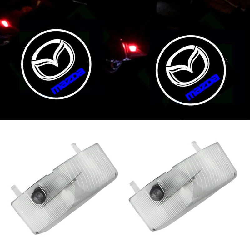 

HD Car Door Welcome Lights Wireless Auto Projector Lamp Accessories for MAZDA 6 2004-2015 2014 2013 2012 2010 Decorative Lamps