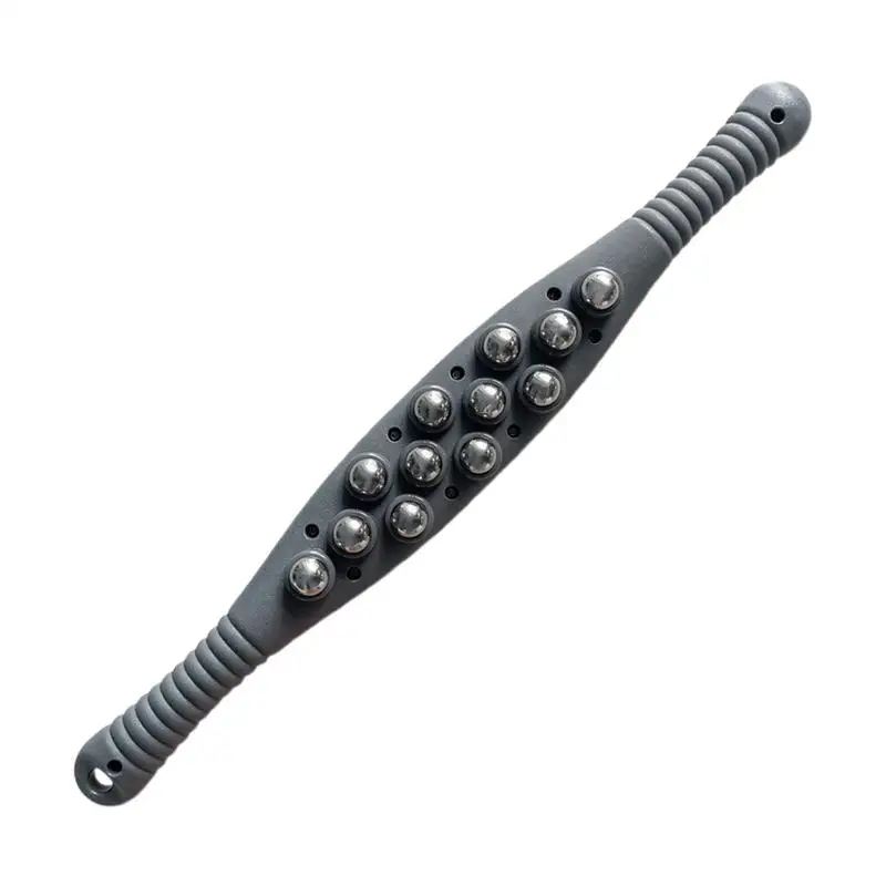 

Handheld Massager Roller Deep Tissue Massage Stick 304 Stainless Steel Ball Steel Bead Roller Massager For Shoulder Back Calves