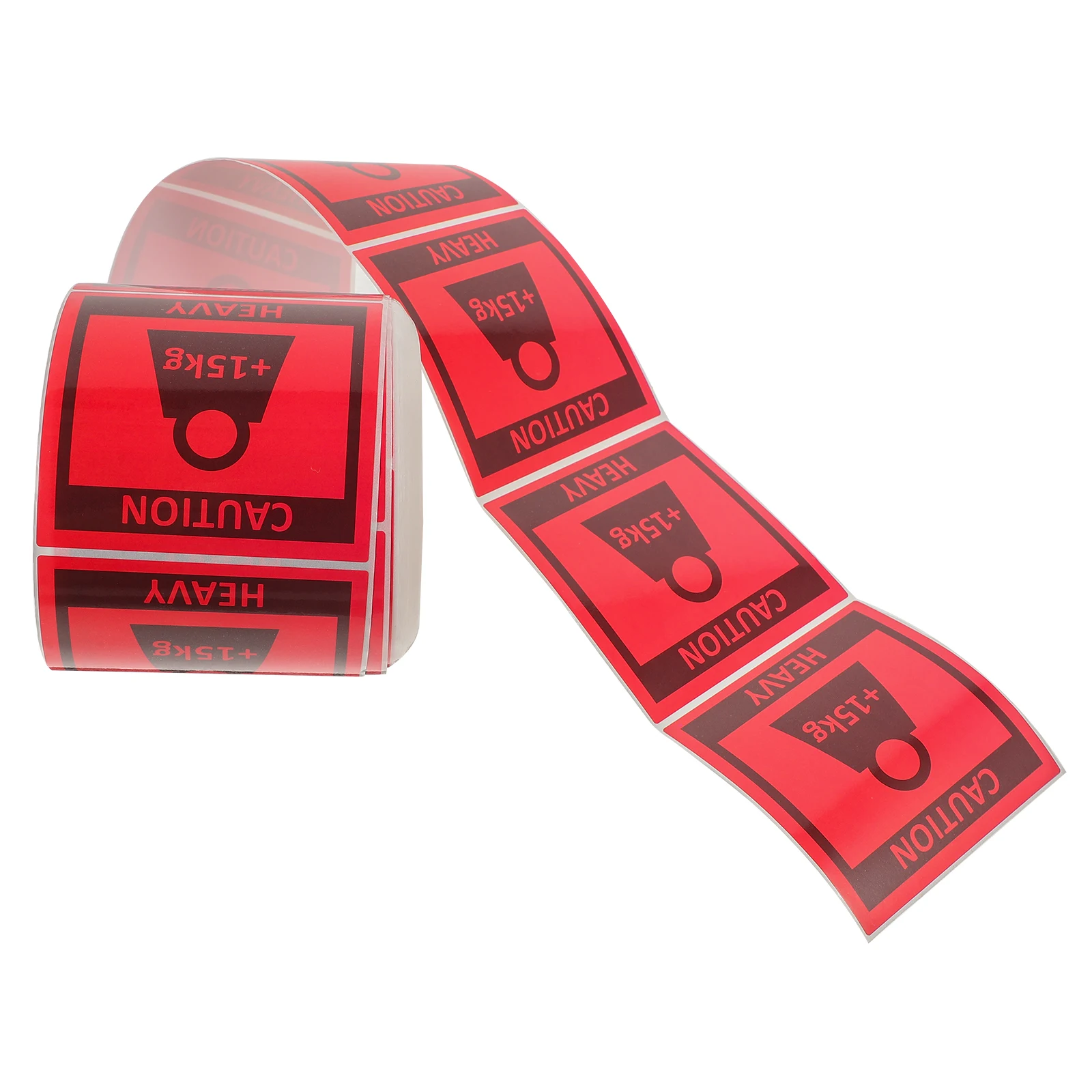 

1pcs Heavy Warning Labels 80x80mm Red Team Lift Stickers Shipping Packaging Transport Caution Labels Folder Tag