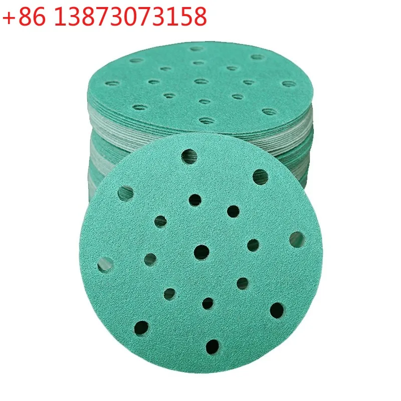 

Зеленые абразивные круги (100 шт.) для шлифовальных машин Festool, 6 дюймов, 17 отверстий, 150 мм, с флокированием, зернистость 80-400.