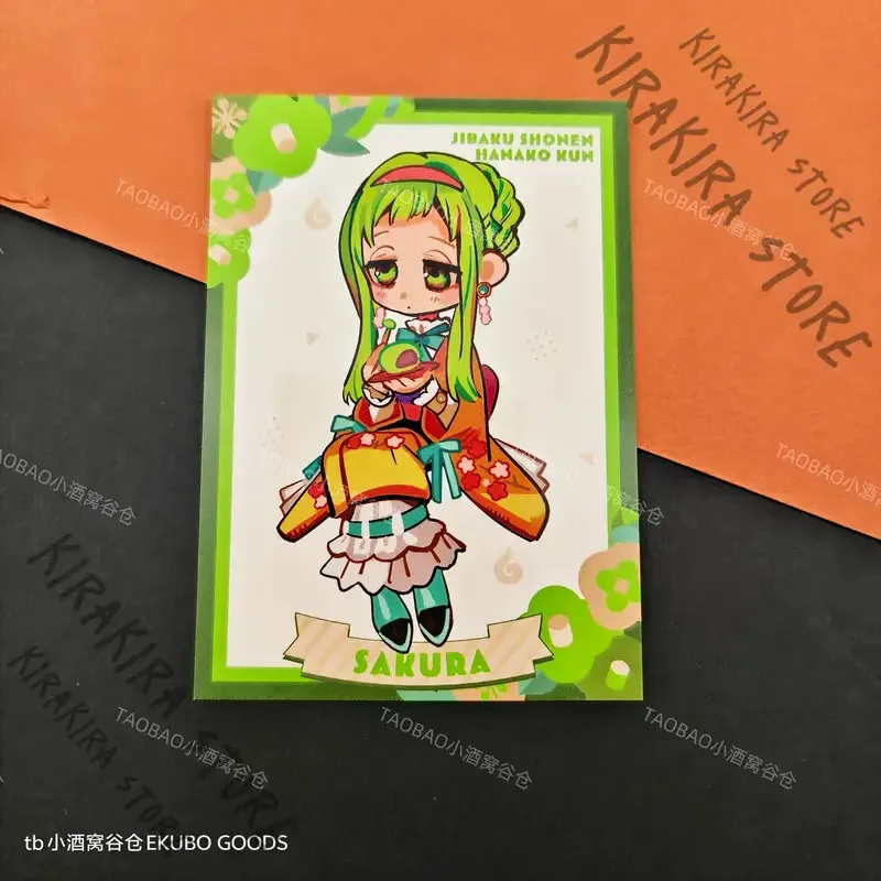 Mitsuba Toilet-bound Hanako-kun Anime edición coleccionista tarjetas oficiales dibujos animados japoneses Cosplay Yugi Amane tarjeta limitada regalos