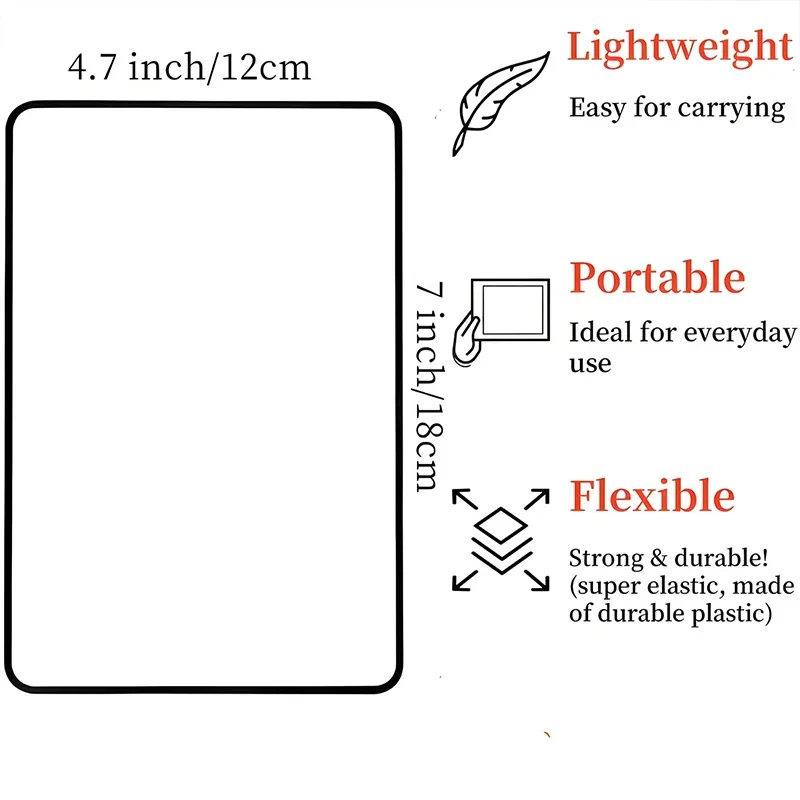 Full Page Large Sheet Magnifier Magnifying Glass Reading Aid Glass Page Magnifying Lens Reading Magnifier Magnifying Glass view 3