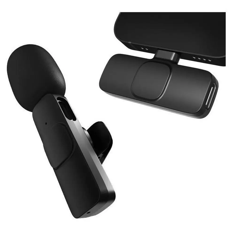 Wireless Lavalier Microphone 1 to 2 with 20m Range Noise Cancellation USB C Clip On Mic for iPhone 15 16 17 Vlog Recording view 6