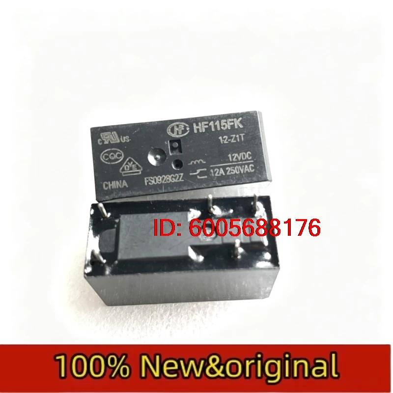 10PCS HF115FK 12-Z1T brand new 12A Hongfa one set conversion HF115FK 12V relay