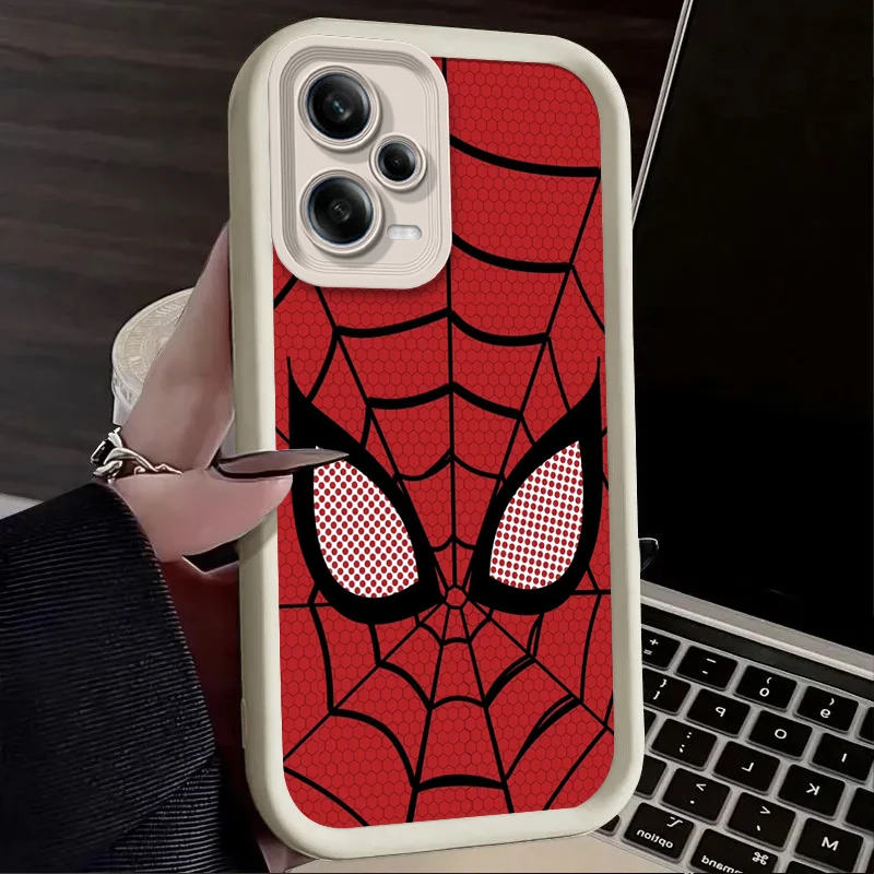 Anime Spider Man Cassa Del Telefono Per Xiaomi Redmi Nota 13 14S 12 11 Pro Plus 5G 12S 11S 10S 10 9 Redmi 14C 13C 12C 4G A3 A3X