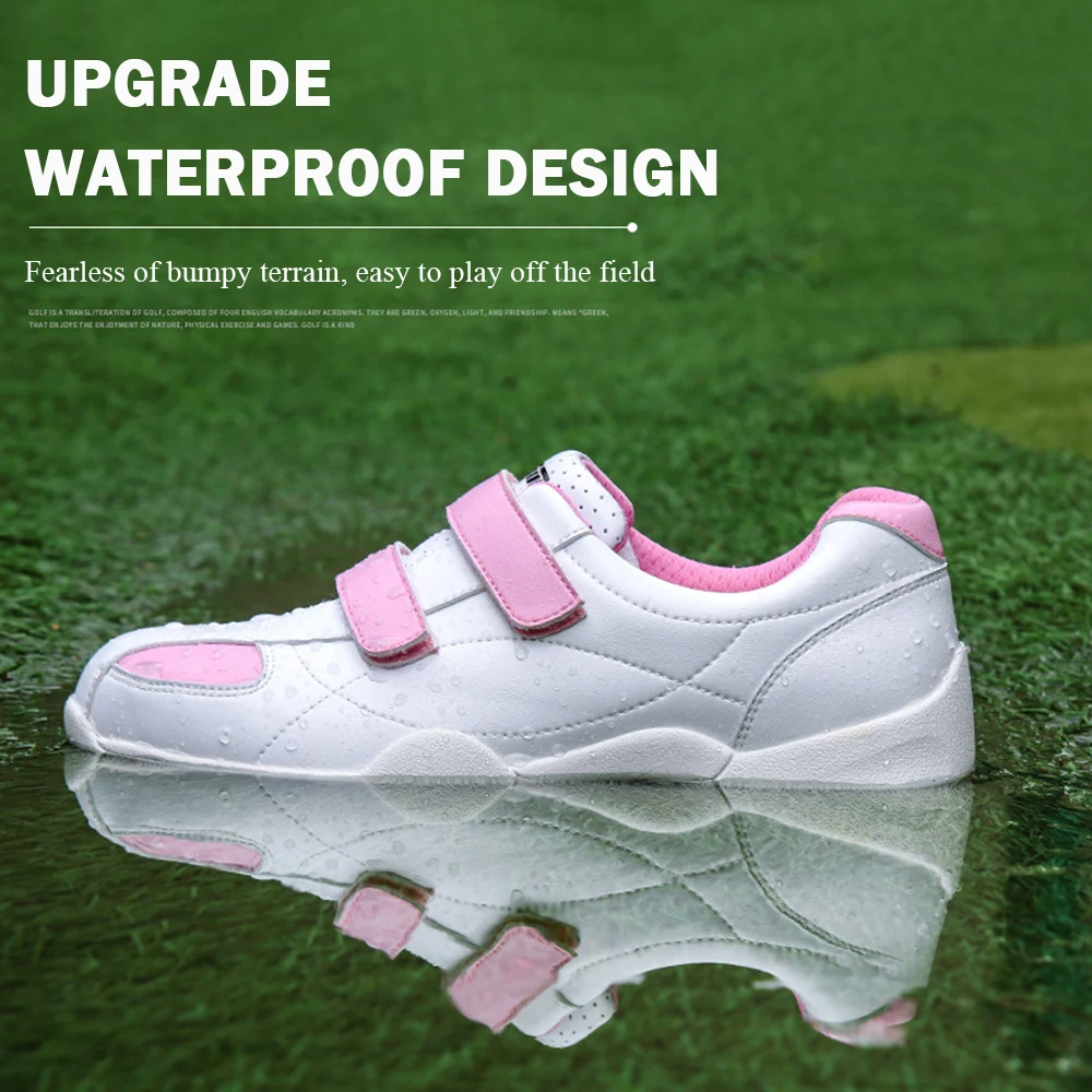 PGM buty golfowe proste buty do gry w golfa dla dzieci chłopcy dziewczęta wodoodporne wygodne buty sportowe do gry w golfa