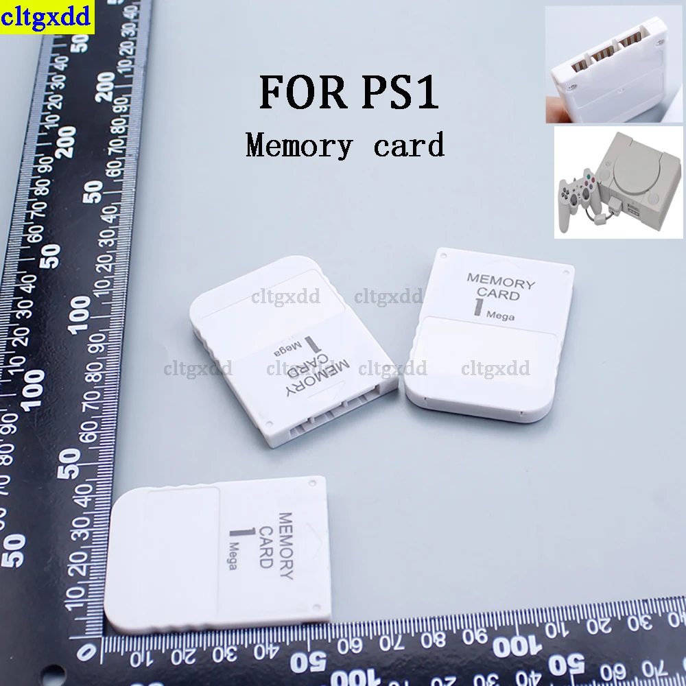 cltgxdd 1piece new storage card suitable FOR PS1 game console white memory card, 1MB PS1 PSONE recording card