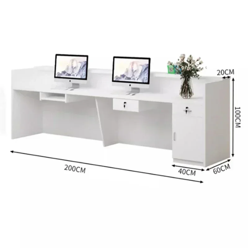 Design Simple Reception Desks Display Modern Beauty Luxury Reception