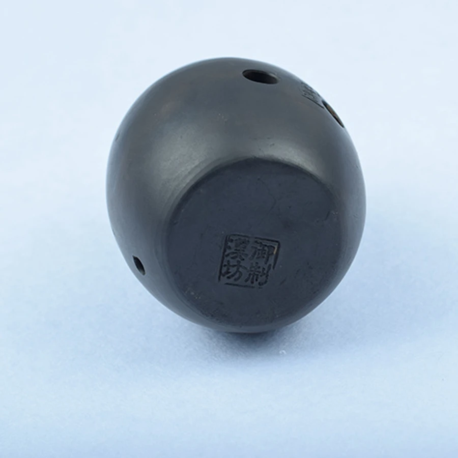 Image of AEE8-Musik Xun-Keramikinstrument, Nationales Blasinstrument mit Acht Löchern, Kleines Keramikinstrument, Chinesisches Antikes Instrument