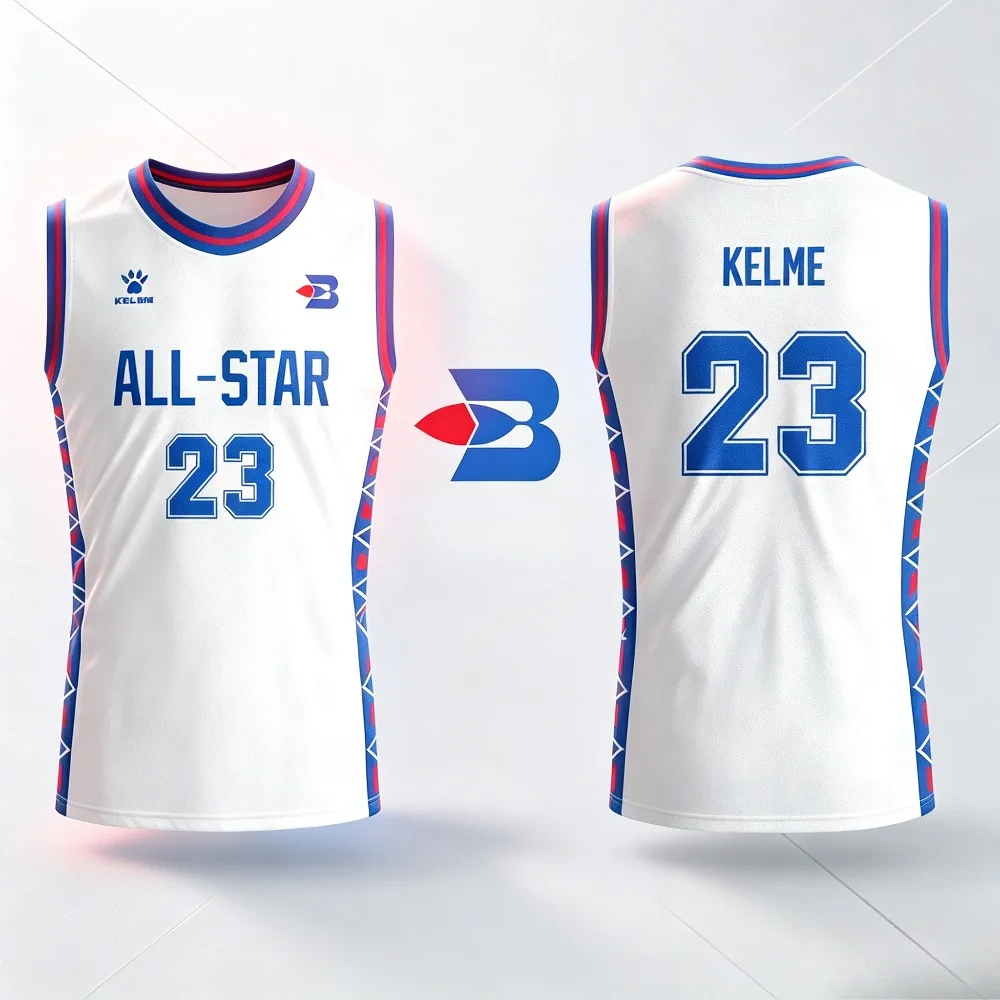 KELME New Men's Sleeveless Vest Made of KALI’s Self-Developed K-DRY Moisture-Wicking and Quick-Drying Fabric