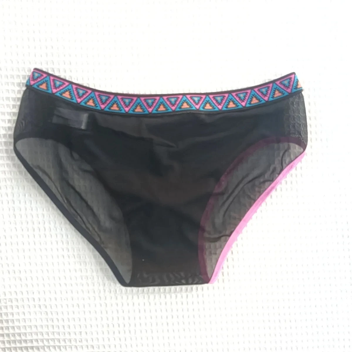 Man's Hip Mesh Breathing Blue Color Pantys BF Gifts Briefs DJ CLub Bar Costumes