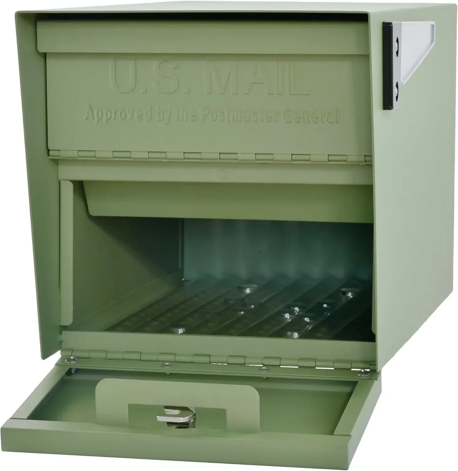 

7585 Mail Manager Curbside Locking Security Mailbox, Sage Green