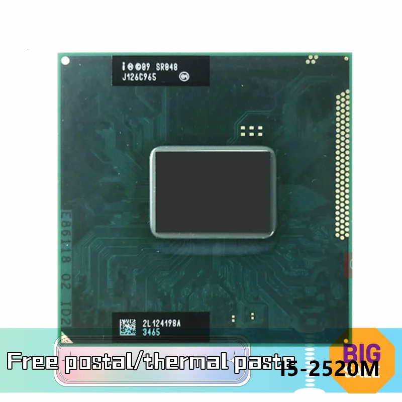 Процессор Core I5 2520M Φ SR048 2,5 ГГц 3M SR048 Socket G2/rPGA988B HM65 HM67 CPU