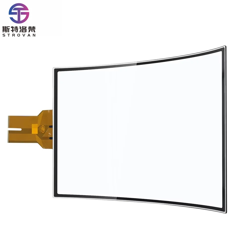 

Curved Touch Screen Panel 31.5 43 49 Inch R1500/R2000 Type C/J Mount Tempered Glass Capacitive Touch Panel for Gaming