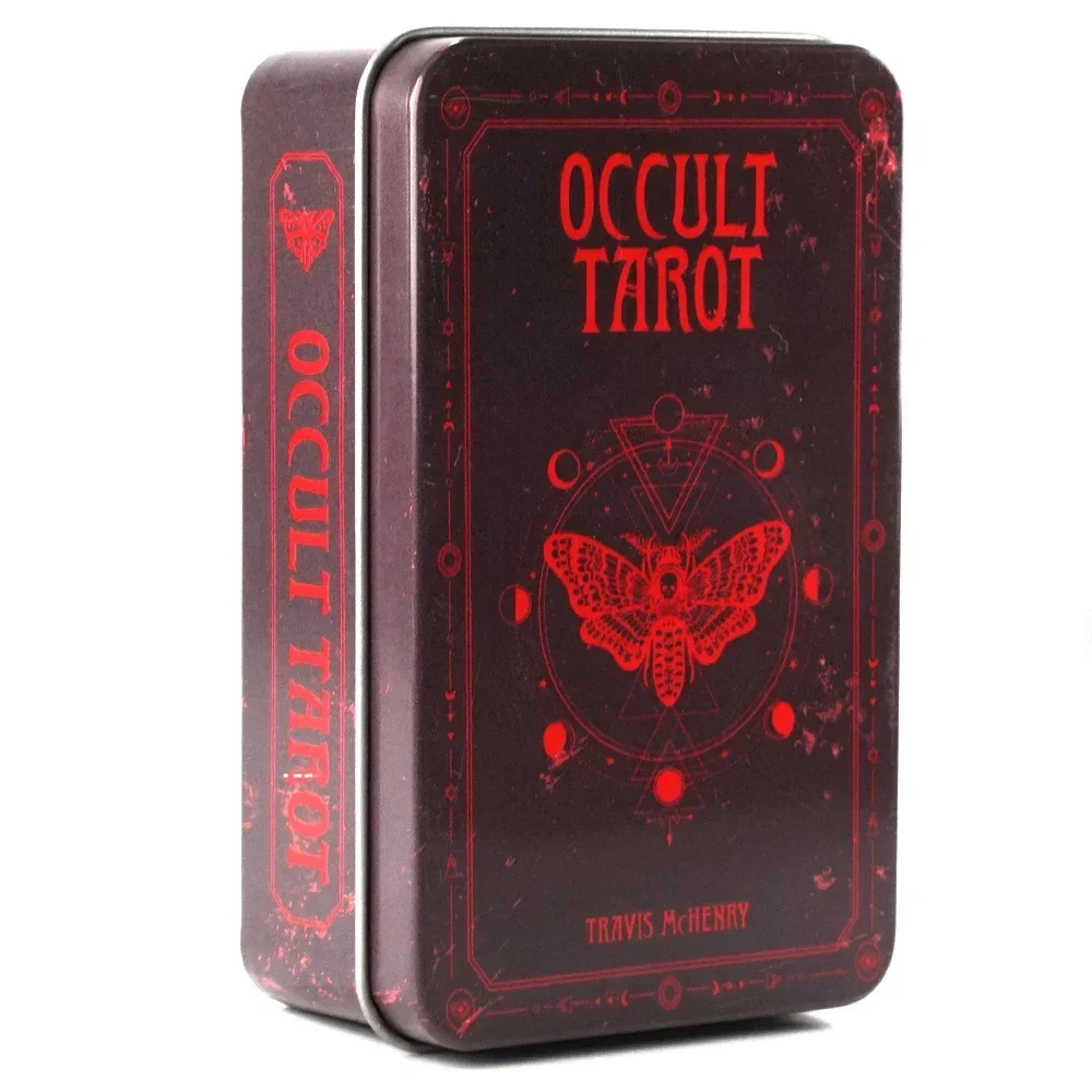 Occult Tarot Luna Lapin Lucid Dreams Beginners Del Toro Tarot in Tin Metal Box 78 pcs Cards Gilded Edge Paper Guidebook Deck