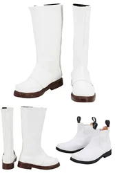 Disguise White Trooper Cosplay Shoes Long Short Boots Movie Space Battle Disguise Costume Accessories Men Roleplay Footwear