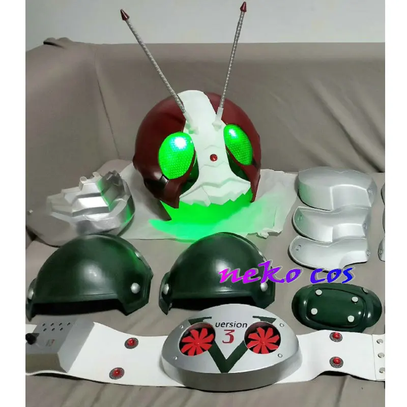 nekocos  Rider The Next V3  Hopper fullset resin mask resin belt resin chest armour Cosplay Costume