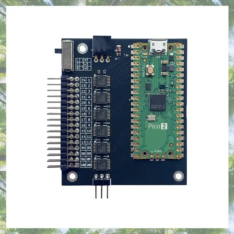 

Премиум-логоанализатор 400 МГц, 24 канала, логический анализатор Pico 2, логический анализатор для Raspberry Pi RP2350