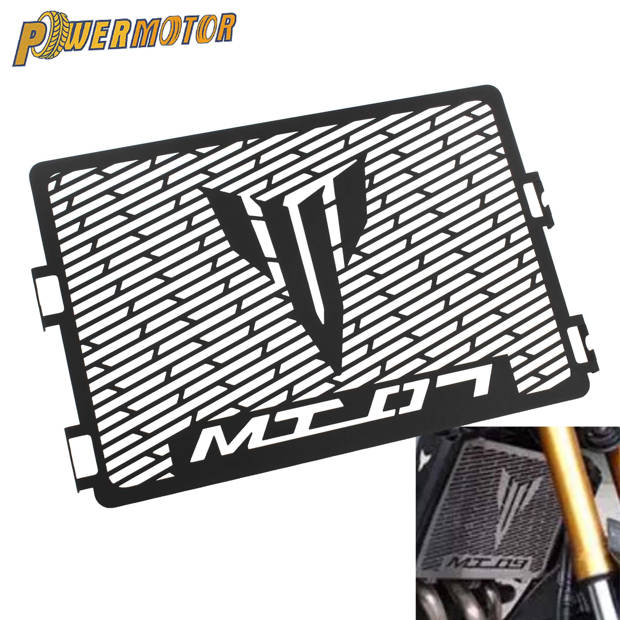 

For Yamaha MT 07 2013-2020 Motorcycle Water Tank Radiator Guard Accessories Aluminum Grille Guard Protection Cover Modified Part