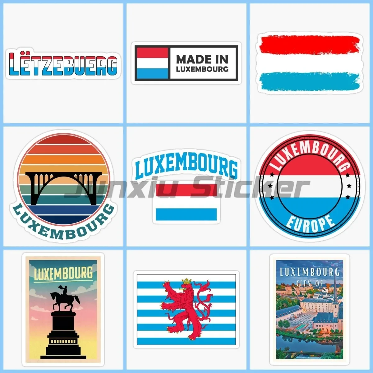 

Luxembourg Flag Map Sticker Wall Helmet Racing Rooms Truck Motorcycle Window Car Bumper Refrigerator Laptop Decals