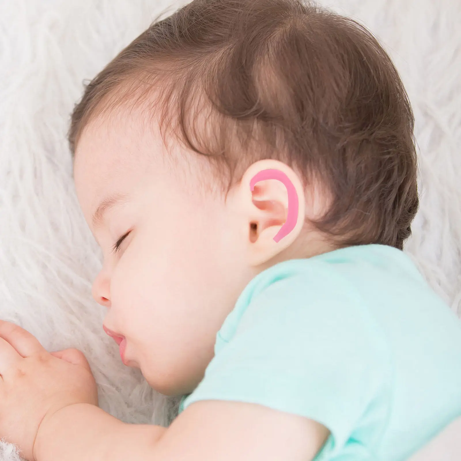 10Pcs Silicone Baby Ear Corrector Invisible Support Patches Protruding Ears Infant Kids Sleep Play Travel