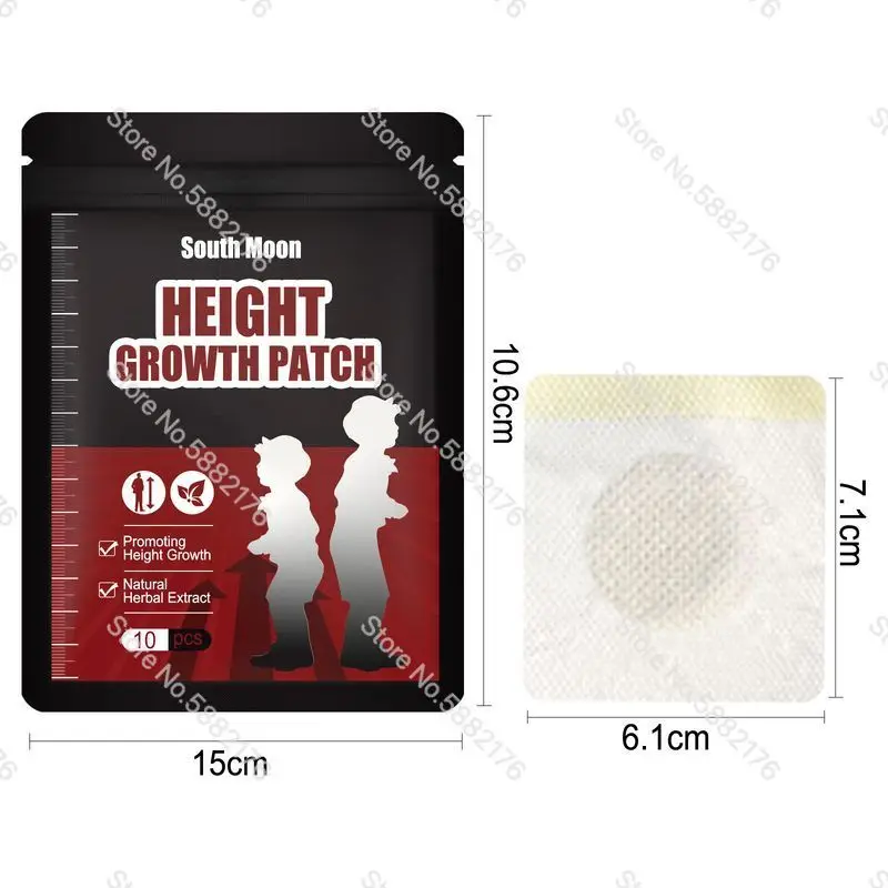 Height Growth Grow Taller Foot Patch Hormone Enhancer Plaster In Foot Bone Strength Maximizer Supplements for Adults and Teen