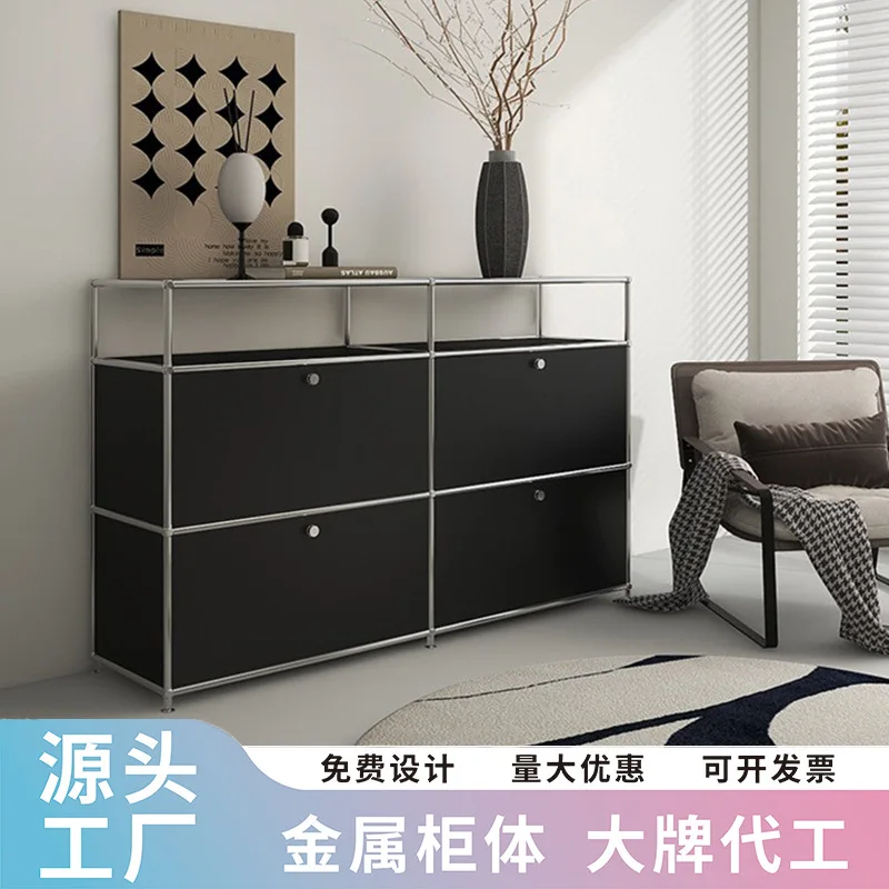 

Cabinet Bedroom Kitchen Furniture Edge Storage Bucket Medieval Module Combination Storage Cabinet Living Room Storage Cabinet