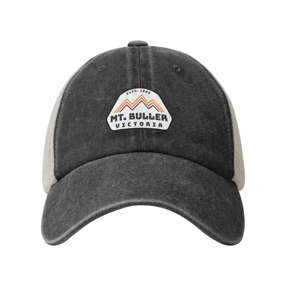 Mount Buller Victoria Australia Vintage Retro Hiking, Snowboarding Adventure Skiing Mountain Baseball Cap