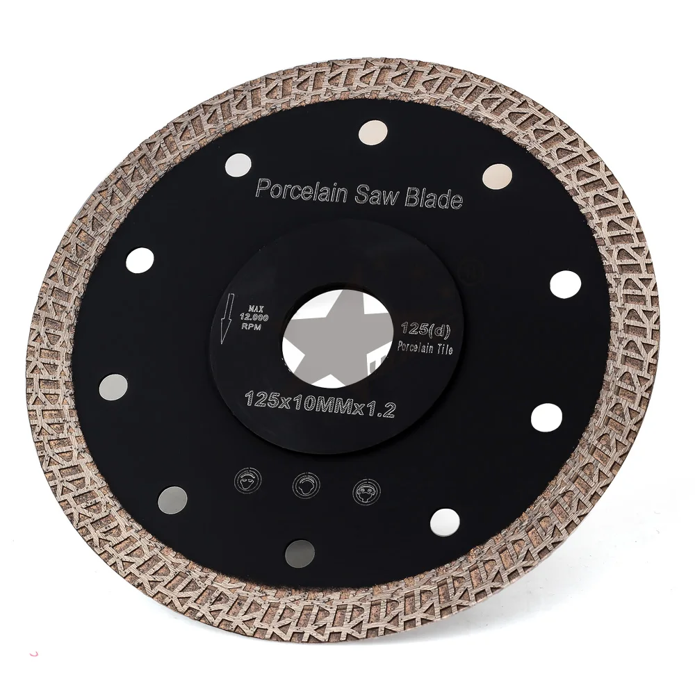1pc 5"125mm,Super Thin Premium Continuous Rim Tile Saw Diamond Blades,for Cutting Porcelain Tiles Granite Marble Ceramics