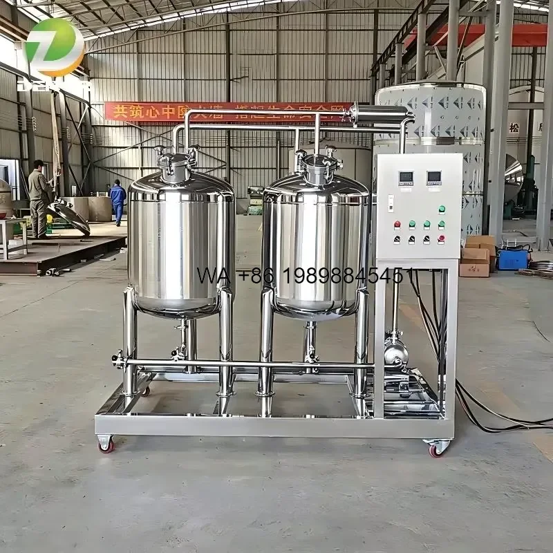 Wmwmnu Hot Sale Stainless Steel Automatic CIP 50L 100L Portable Washer Cleaning System for Milk Beverage Juice Beer