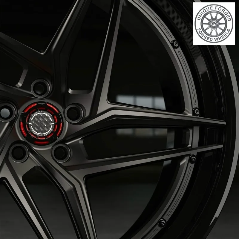 26 Style Custom 2‑Piece Design Black 18 19 20 21 22 24 Inch 5x114.3/5x120/5x112/5x110 Concave Aluminum Alloy Forged Wheels For A