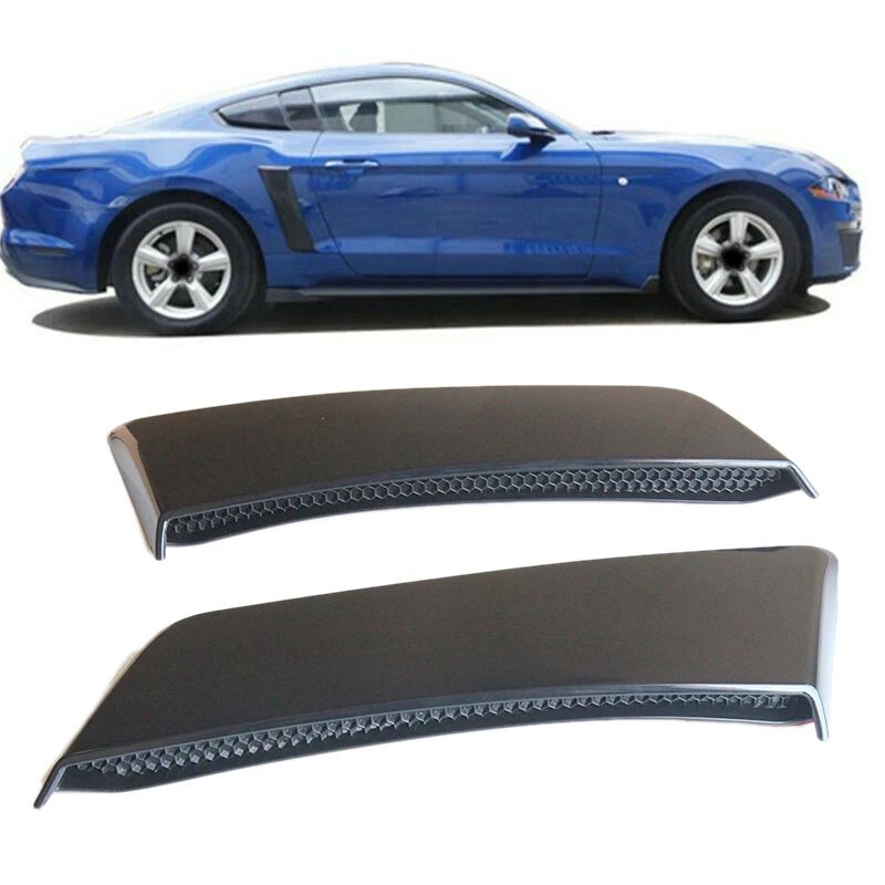A13F-Car Rear Side For Fender Door Scoops Frame Cover For Ford Mustang GT350 Style 2015-2018 Fender Scoops Cover