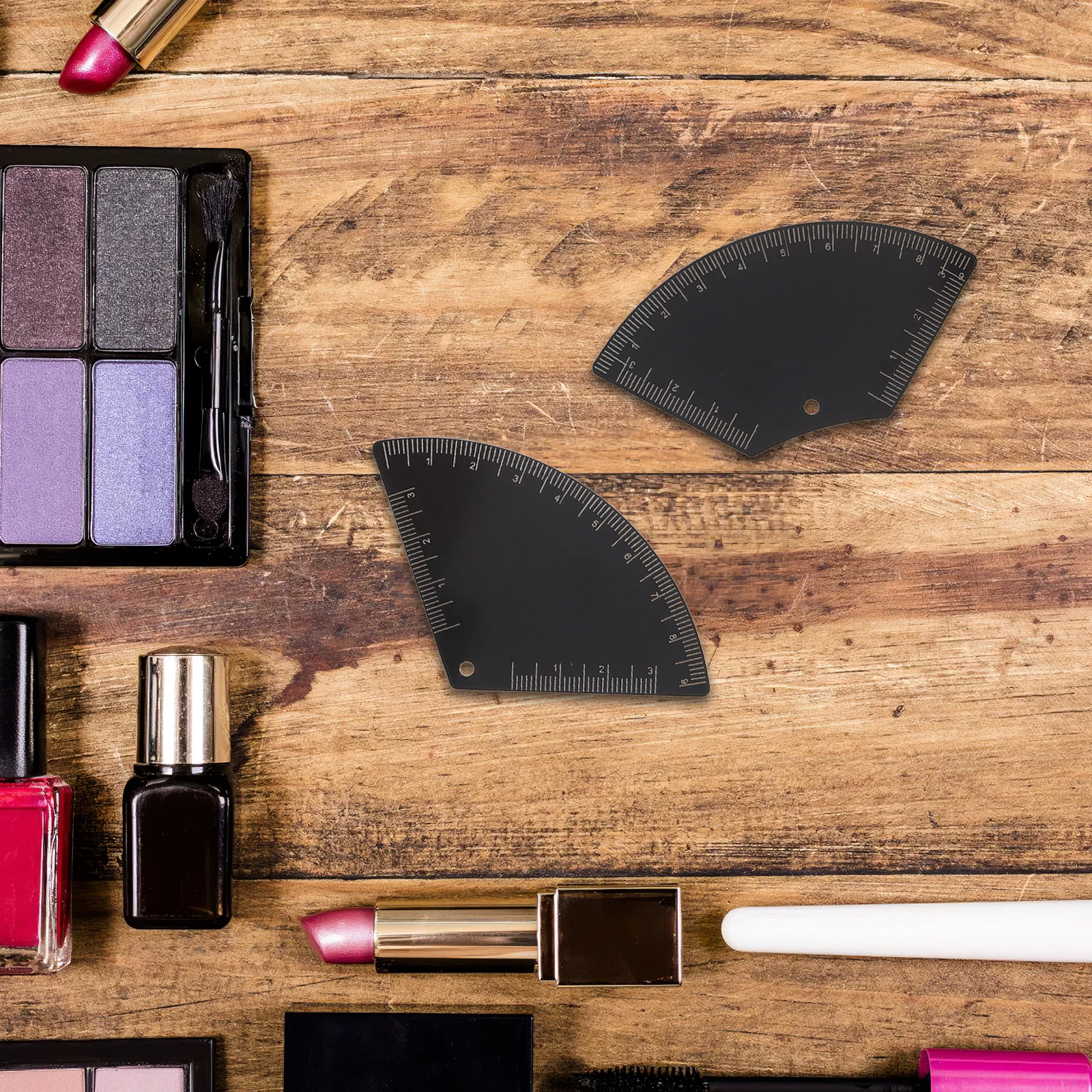 3 قطعة الحاجب رسم الخرائط حاكم أداة تحديد المواقع بدقة المحمولة الحاجب تشكيل عدة رسم سريع الحاجب أداة ماكياج