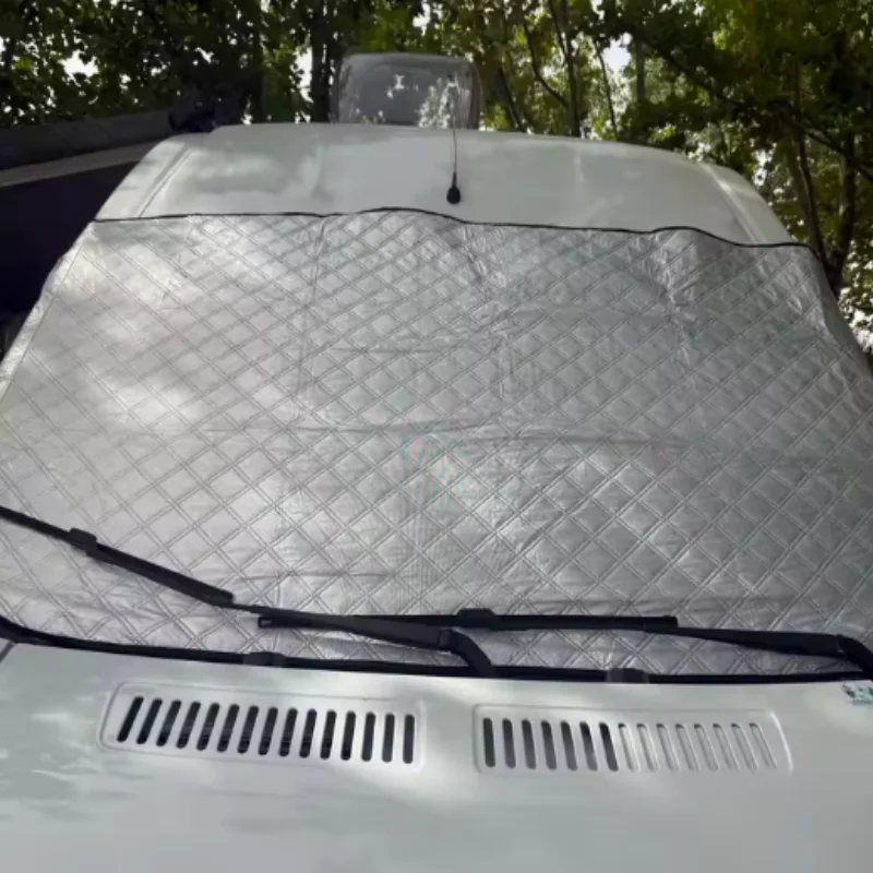 1pc Thermal Windscreen Screen Cover Wrap for Fiat Ducato Peugeot Boxer Citroen Relay 2006 ONWARDS Motorhome Black out Blinds
