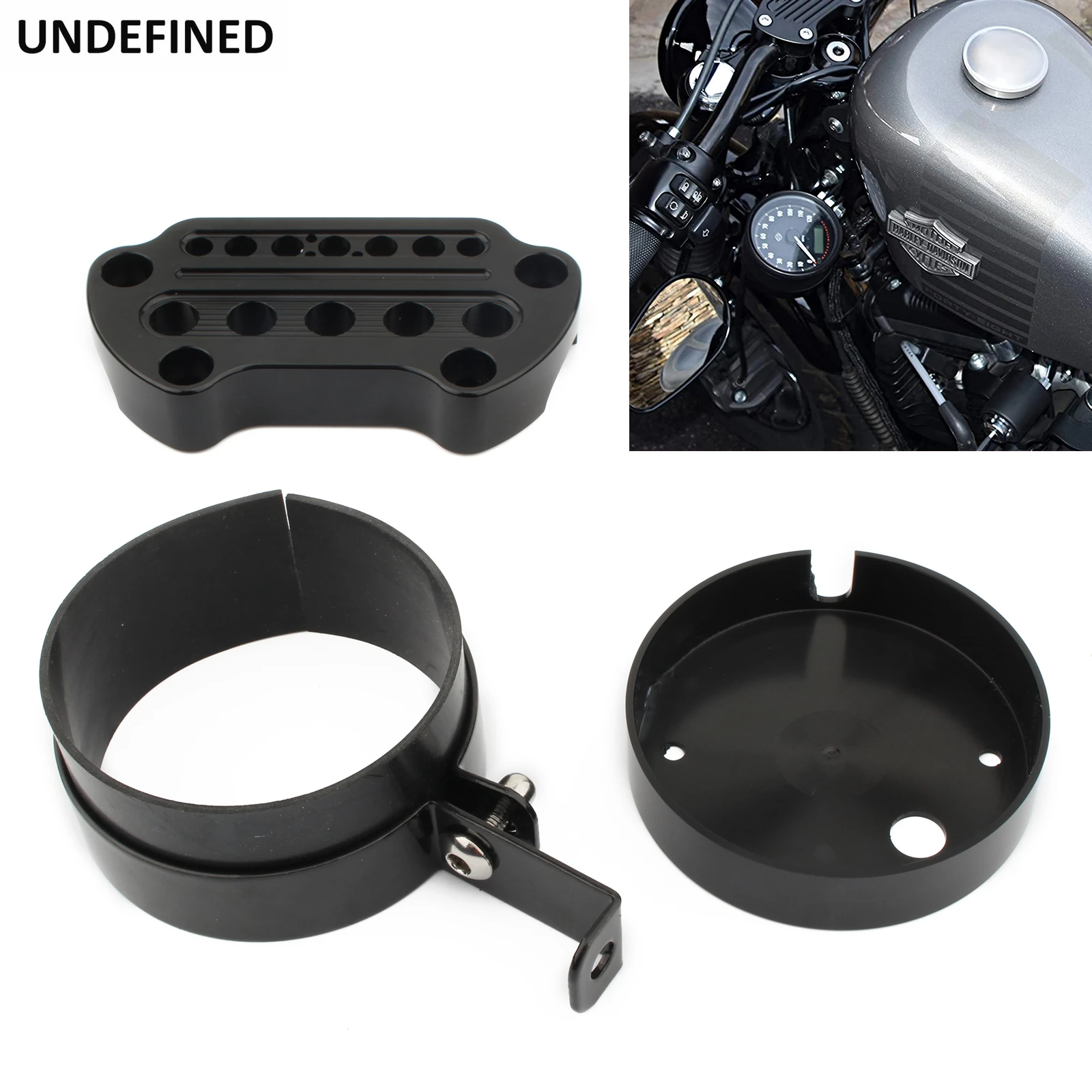 Motorcycle Side Mount Speedometer Bracket Housing Relocation Cover For Harley Sportster XL 883 1220 Forty-Eight 72 1993-2020