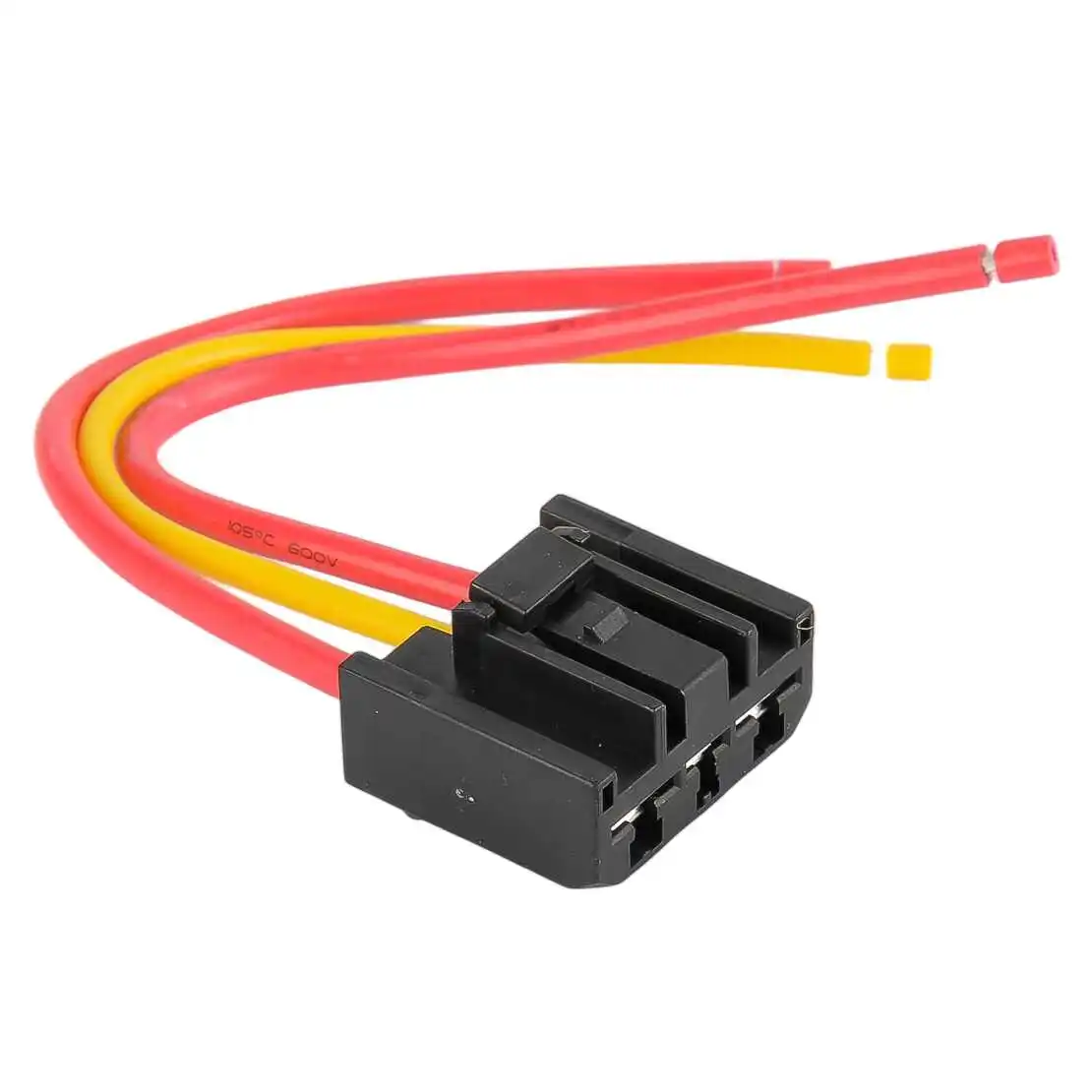 

3-Pin AC Front Blower Motor Connector Pigtail Plug Harness Socket Wiring fit for Jeep Wrangler JK 2014 2015 2016 2017 2018