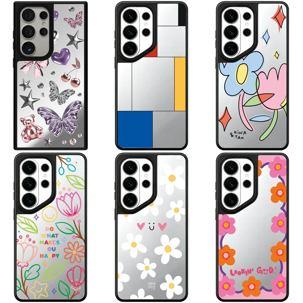 6072920 Mirror Magnetic Case: Compatible with Samsung Galaxy S23 U S24U S25 S26 Ultra S25+ S26 Plus Shell