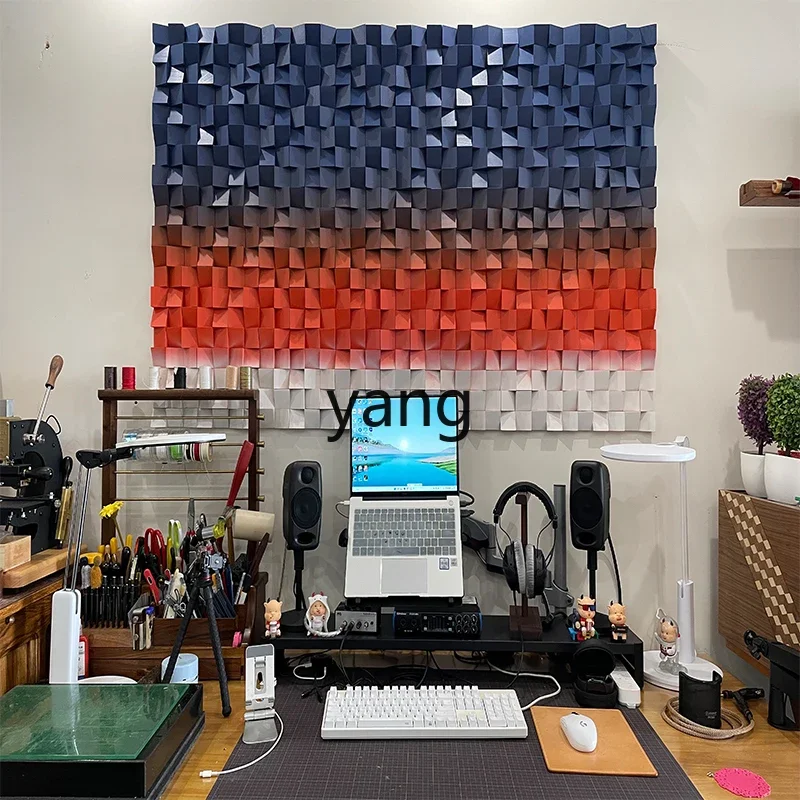 LTT吸音ボード塗装木製立体モデリング音響拡散ボード