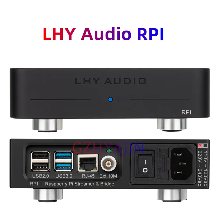 LHY-Roue de musique numérique, RPI Audio, Streaming, Roon Bridge, Hifi, Lecteur de fièvre