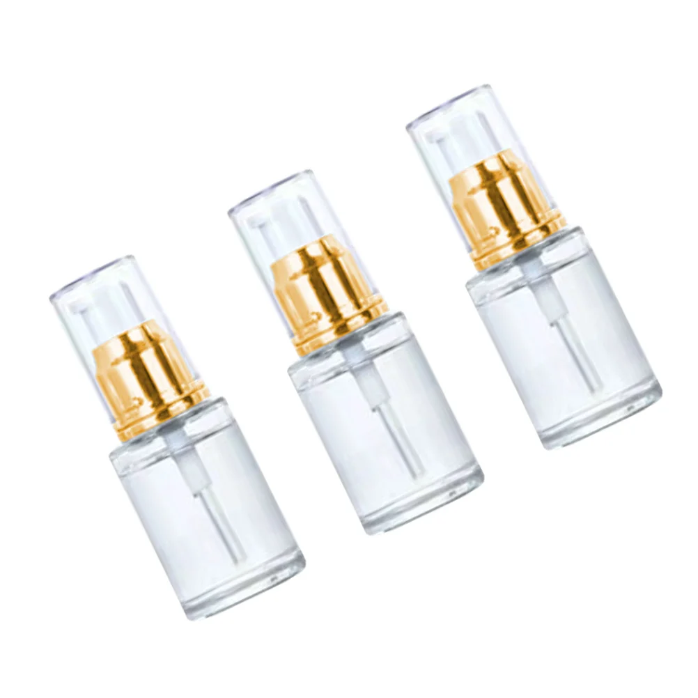 3 قطعة زجاجات مضخة فارغة 30 مللي المحمولة صديقة للبيئة أنيق مقاومة للضغط السفر زيت طبيعي زيت الأظافر العطور