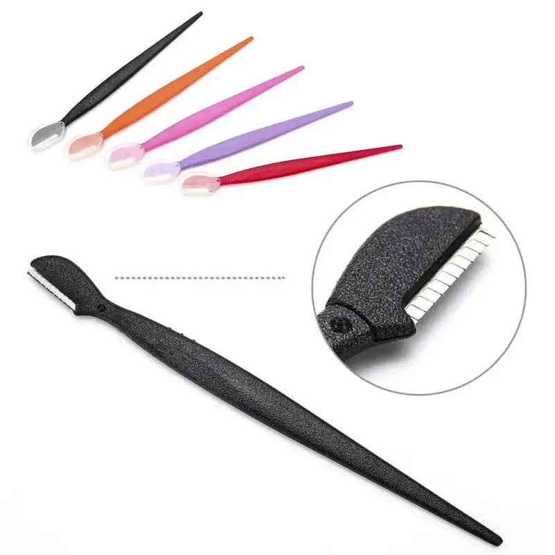 Stainless Steel Eyebrow Trimmer Lightweight Eyebrow Razor Shaver Eye Brow Shaper Shaping Beauty Tool Safety Razor Woman Makeup